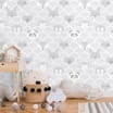 Peek a Boo Wallpaper 91030 - Grey