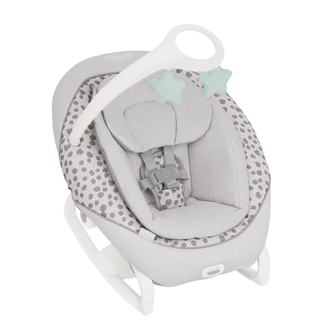 Graco Daisi 2-in-1 Soother And Rocker - Dalmation Grey