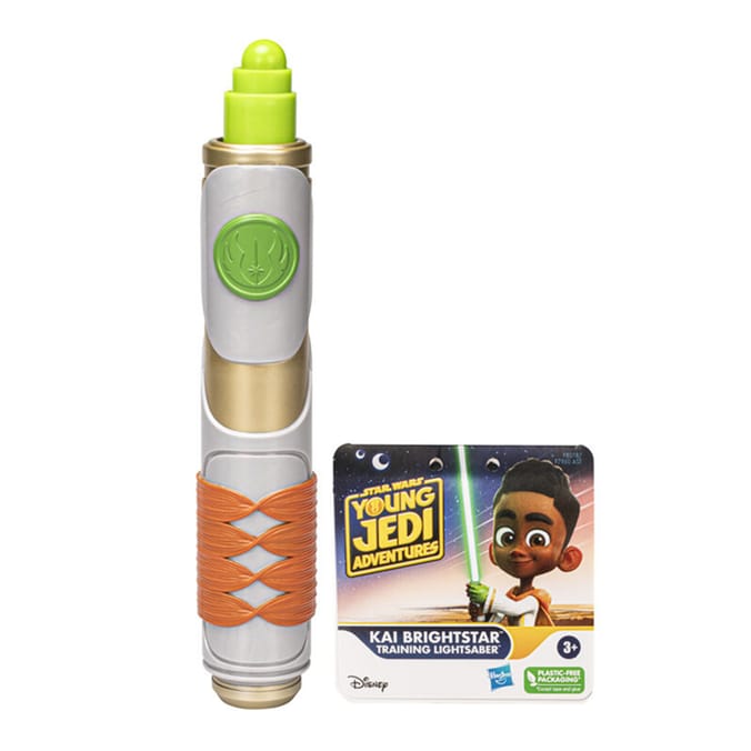 Star Wars Young Jedi Adventures Kai Brightstar Green Extendable Lightsaber