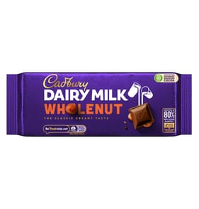 Cadbury Dairy Milk Wholenut Chocolate Bar 180g