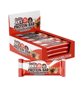 Mountain Joe's White Choc Hazelnut Protein Bars 35g x12