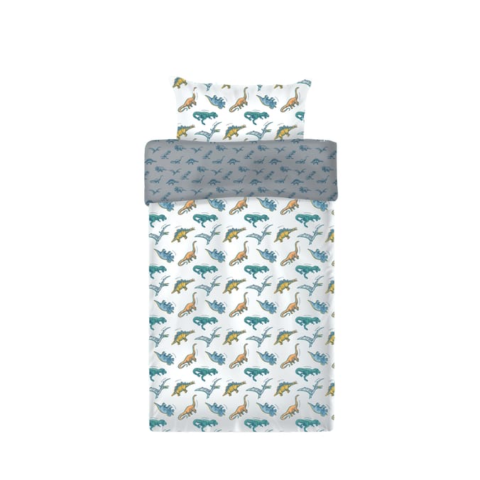 My Little Home Dino Single Duvet Cover Set