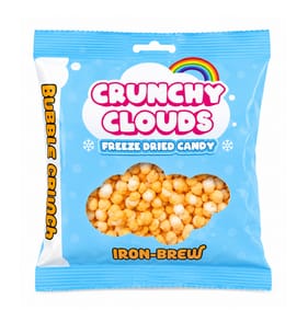 Crunchy Clouds Bubble Crunch 50g - Iron-Brew