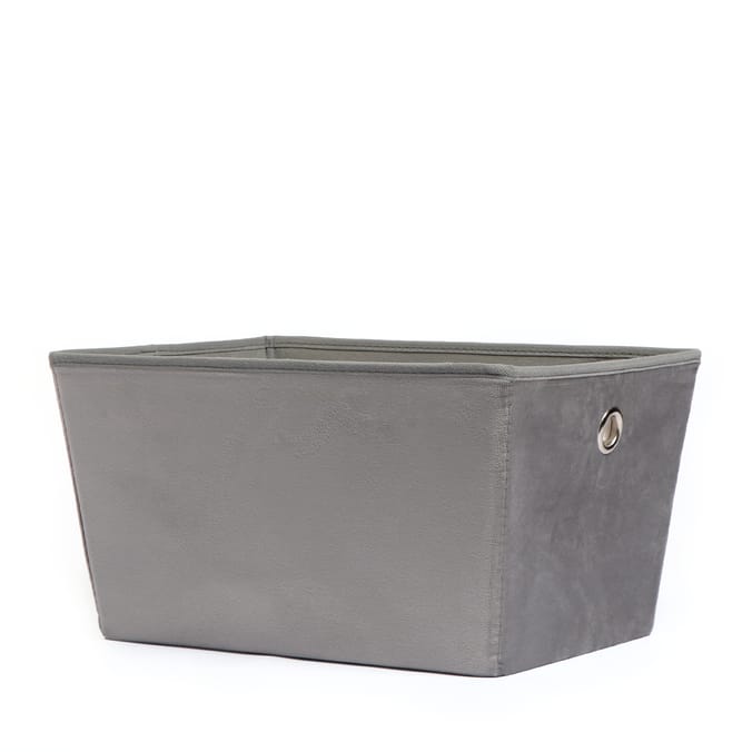 Home Collections Velvet Storage Basket