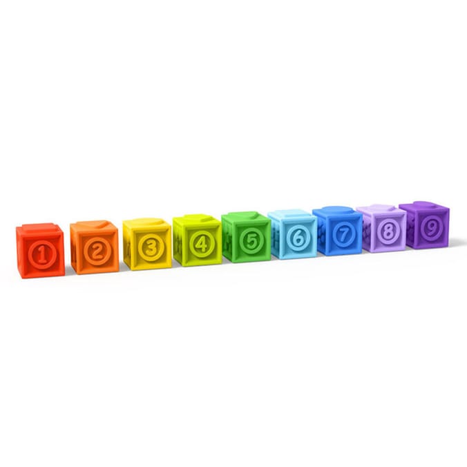 Bright Starts Kaledio Cubes 9 Stack & Squeeze Blocks
