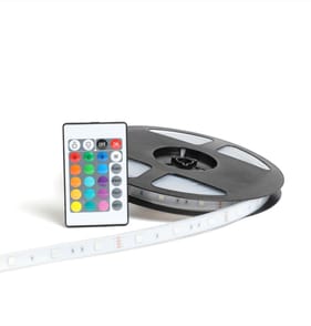 Prestige 5m Mains Operated Colour Changing LED Remote Control Strip Lights