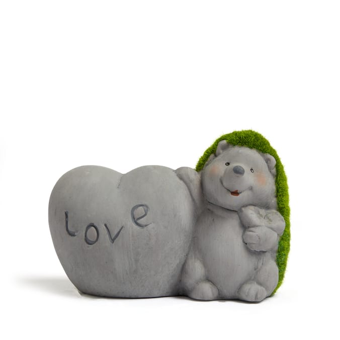 Jardin Grass Hedgehog Garden Decor - Love