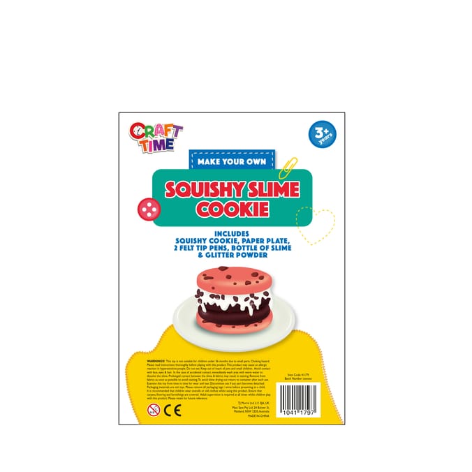 Craft Time Make Your Own Squishy Slime Cookie