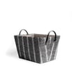  Home Collections Foldable Fabric Storage Basket With Handle Chevron