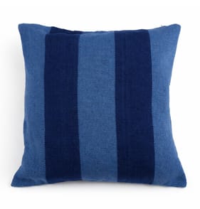 The Outdoor Edit Mediterranean Stripe Cushion - Blue 