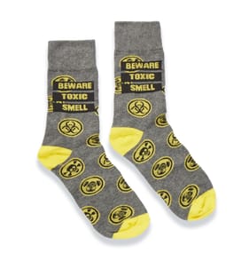  Originals Men's Socks Beware Toxic Smell - Size 7-11