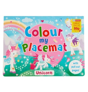 Colour My Placemat - Unicorn