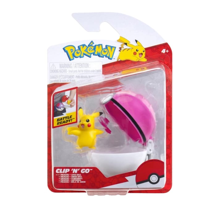 Pokemon Clip 'N' Go Poké Ball Figure - Pikachu