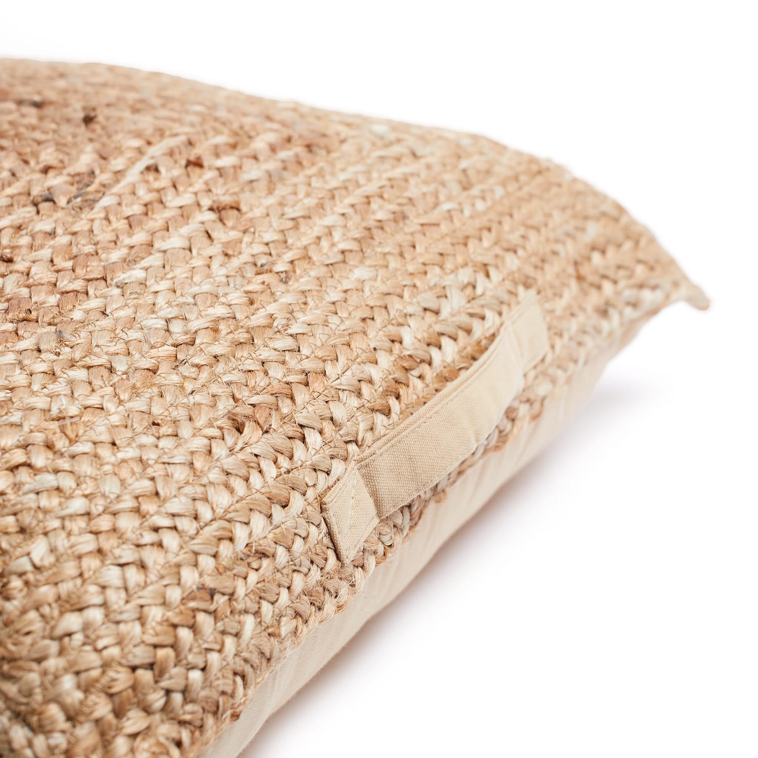 The Outdoor Living Collection Jute Square Floor Cushion | Home Bargains