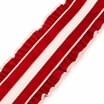 Festive Feeling Velvet Ruffle Roll Fabric