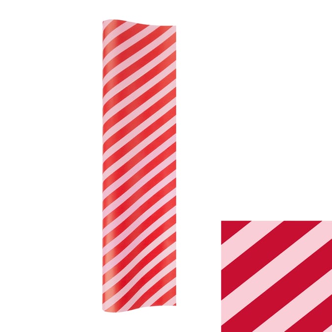 Festive Feeling 12Metre Wrapping Paper - Candy Cane