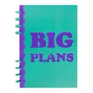 Big Plans A4 Neon Notebook