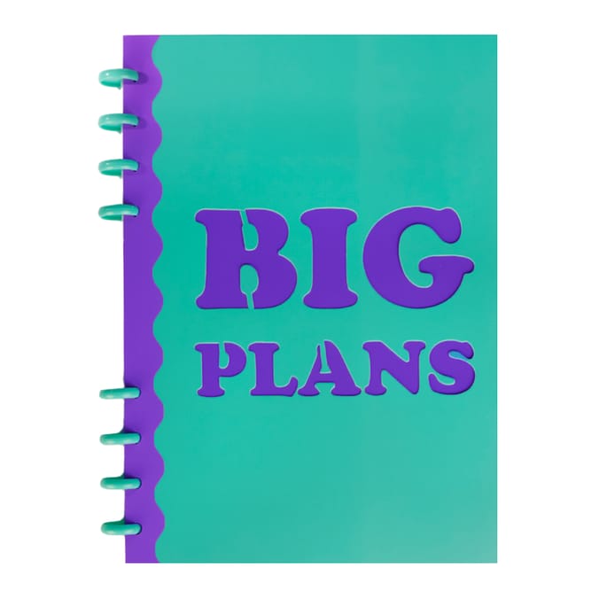 Big Plans A4 Neon Notebook