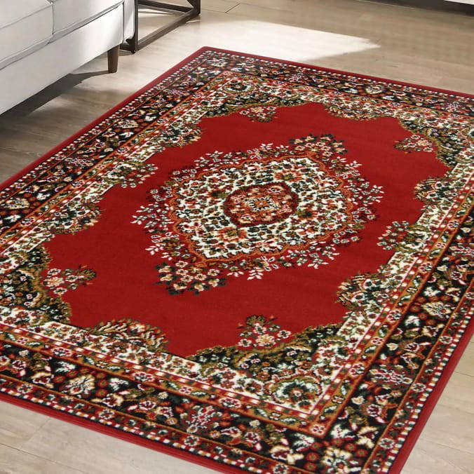 Essentials Maestro Traditional Rug - Red 160 x 230cm