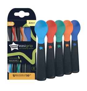 Tommee Tippee Easigrip Self Feeding Spoons 5 Pack