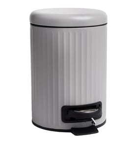 Bathroom Pedal Bin - Grey