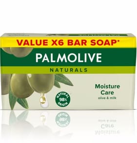 Palmolive Naturals Moisture Care Olive Bar Soap 6 Pack