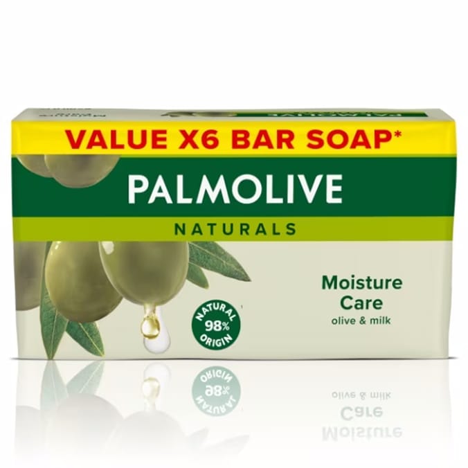 Palmolive Naturals Moisture Care Olive Bar Soap 6 Pack