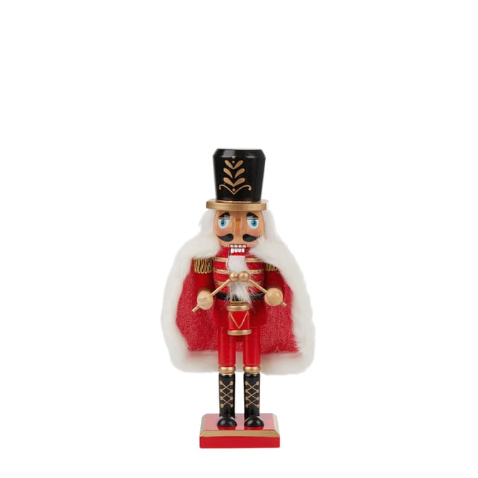 Festive Feeling Wooden Christmas Nutcracker 25cm
