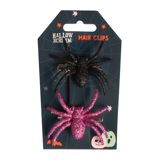 Hallow Scream Hair Clips