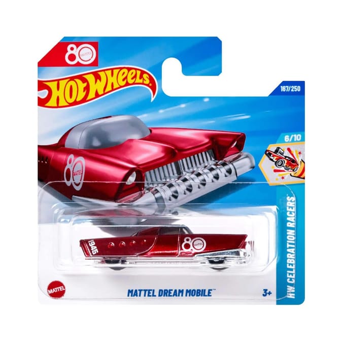 Hot Wheels 80th Anniversary Collector's Edition Diecast Car JGF64 - Dream Mobile