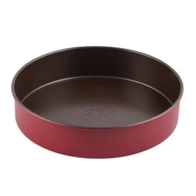 Betty Crocker  24 cm Non-Stick Baking Round Pan - Black and Red