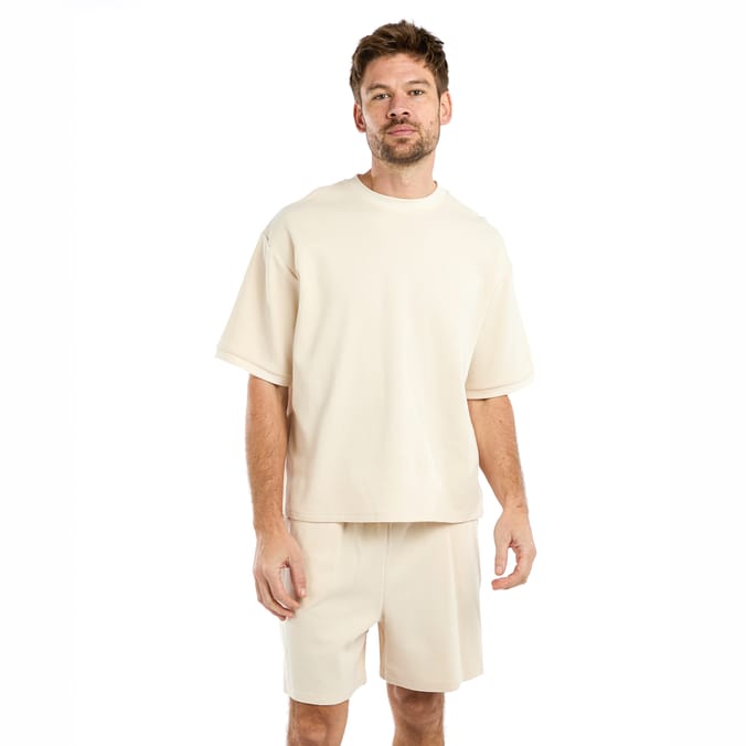 Jeff & Co By Jeff Banks Mens Stone Lounge Set