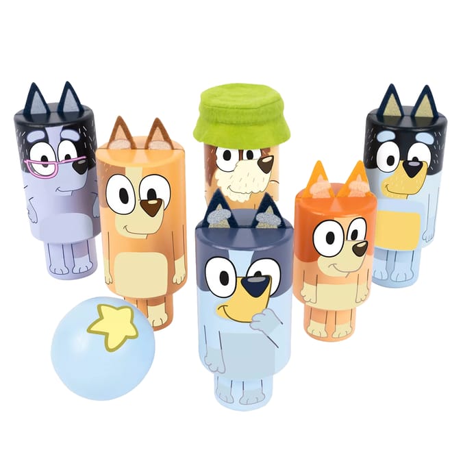 Bluey Wooden Character Skittles