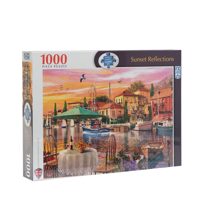 1000 Piece Puzzle - Sunset Reflections