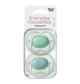Tommee Tippee Everyday Favourites Ultimate Fits Soother 6-18 Months - Blue