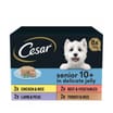 Cesar Senior 10+ Wet Dog Food In Delicate Jelly 8 x 150g