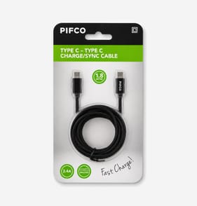 Pifco 1.8m Type C Charge/Sync Cable