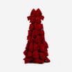 Winter Charm Velvet Bow Tree Cone