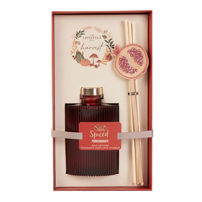  The Lifestyle Edit Scented Reed Diffuser - Spiced Pomegranate 