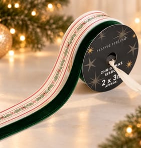 Festive Feeling 3M Double Ribbon - Green