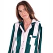 Originals Ladies Pink & Green Striped Pyjamas