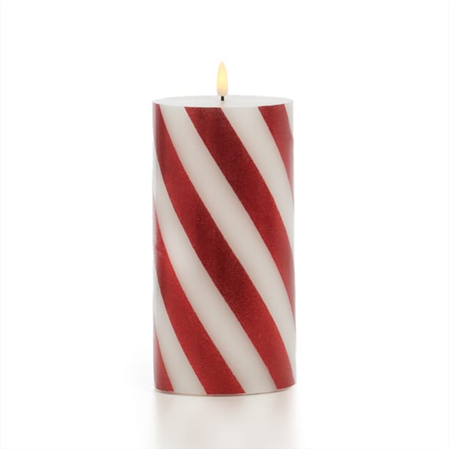 Festive Feeling Large LED Candle Home Bargains