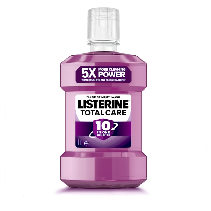 Listerine Total Care 10-in-1 Benefit Clean Mint Mouthwash 1l