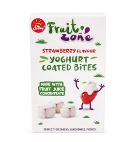Fruit Zone Strawberry Flavour Yoghurt Coated Bites 90g