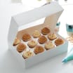 Jane Asher White Cupcake Boxes Holds 12 Cupcakes 2 Pack