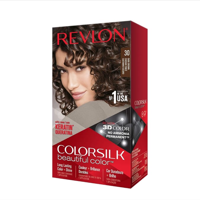 Revlon Colorsilk Permanent Hair Colour 30 Dark Brown