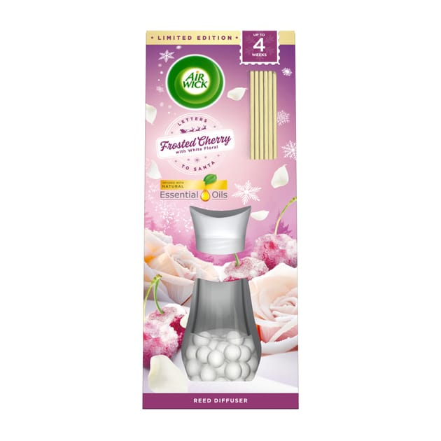 Air Wick Essential Oils Reeds Diffuser 25ml - Frosted Cherry | Home ...