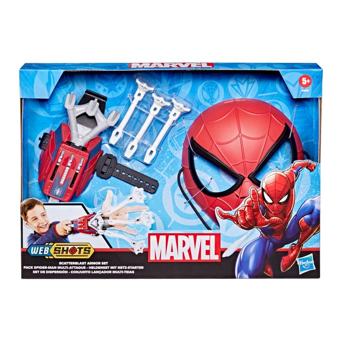 Marvel Spider-Man Web Shots Scatterblast Armor Set