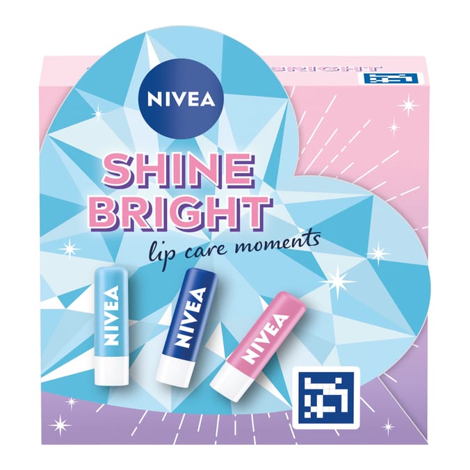 Nivea Shine Bright Lip Balm Gift Set