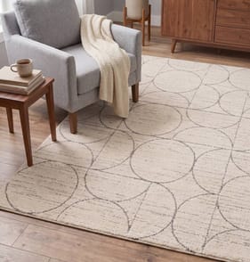 Asiatic Oslo Moons Rug OS02 - Cream/Grey